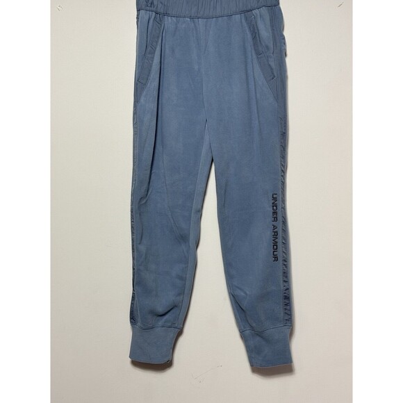 Under Armour Polartec Fleece Micro Series Blue Pants Womens Size Small - Picture 1 of 4